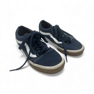 Vans Men's size 5.5 Old Skool Blue & White Skateboard Sneakers Vans  Blue
